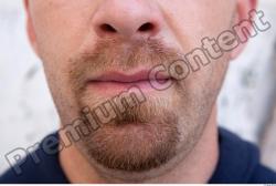 Mouth Man Casual Average Bearded Street photo references